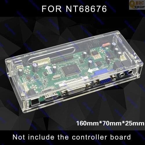 M.NT68676 controller board Case Enclosure Box Acrylic plastic shell protective