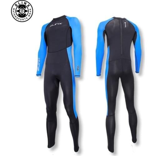 SLINX Unisex Full Body Diving Suit Men Women Scuba Diving Wetsuit Swimming Surfing UV Protection for Snorkeling Spearfishing