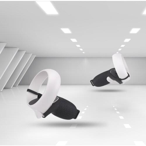 1Pair VR Accessories For Oculus Quest 2 Silicone Controller Cover Protective Sleeve Skin Handle Grips Covers For Oculus Quest 2