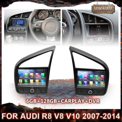 128GB Android 10.0 For Audi R8 V8 V10 2007-2014 Car GPS Navigation Auto Radio Stereo Multimedia Player Touch Screen Head Unit