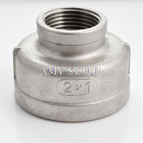 2"x1"Female Nipple Threaded Reducer Pipe Fitting Stainless Steel 304 BSP