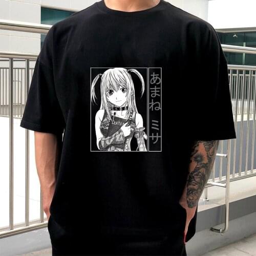 2021 New Anime Death Note Yagami Light T-shirt for Woman/man