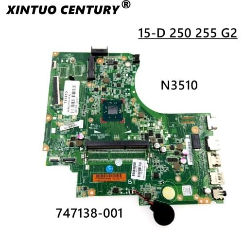 747138-601 747138-501 747138-001 PN 010194Q00-491-G For HP untuk 15-D motherboard all in one N3510 cpu DDR3 100% working