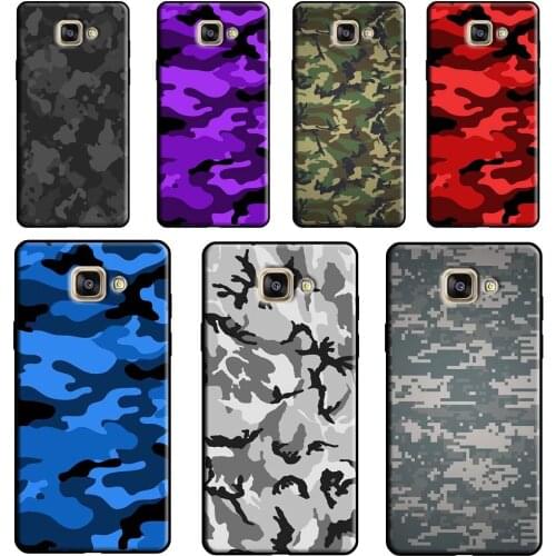 Army Camo Camouflage Case For Samsung Galaxy J1 J3 J5 J7 A3 A5 2016 2017 J2 Core J4 J6 Plus J8 A6 A7 A8 A9 2018