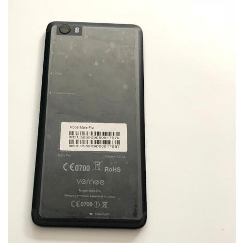 Used Battery Case Cover Back Shell + Camera Glass Lens For Vernee Mars Pro MTK6757 Helio P25 Octa core 5.5" FHD 1920x1080