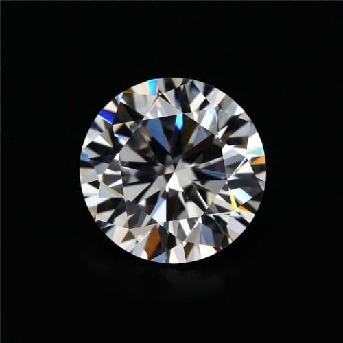 Free shipping DVVS white color Round Brilliant Cut Loose diamonds 1ct-6ct size Lab grown Moissanites Diamond Stone