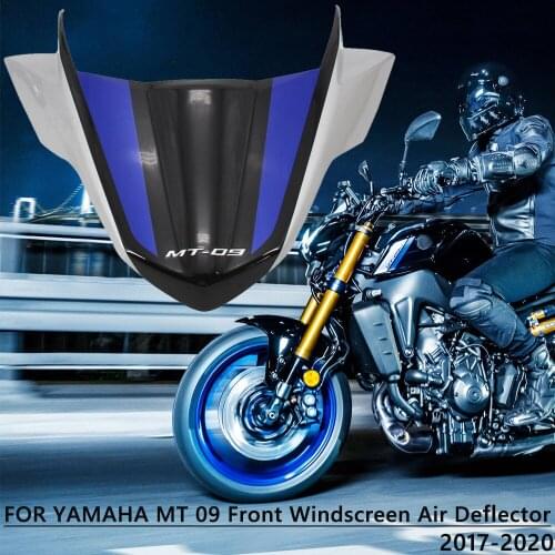 NEW Motorcycle Accessories Front Windscreen Air Deflector FOR YAMAHA MT 09 MT09 FZ09 2017 2018 2019 2020 Windshield Panel Cover