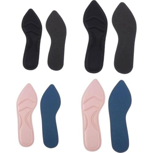 4 Pieces Breathable Foam Insole Universal Chest of Drawers Sport Models Shock Absorbers for Daily Use Man Woman Pads