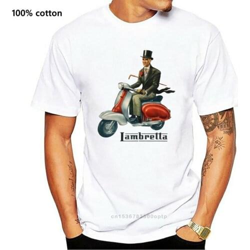 Classic Vintage 1950 Lambretta Scooter Decal -VespaModHipster Men Women Unisex Fashion tshirt Shipping Hoodie