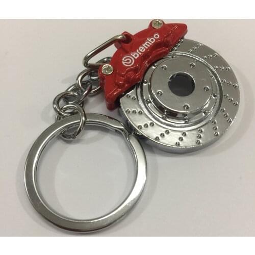 Zinc alloy key ring for brake disc caliper for automobile modification