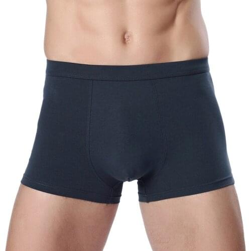 Hot Men Underwear Summer Cotton Men Underpant Comfortable Classic Soft Boxers Sport Male' s Clot Underpants Lots Big Yards 668pu
