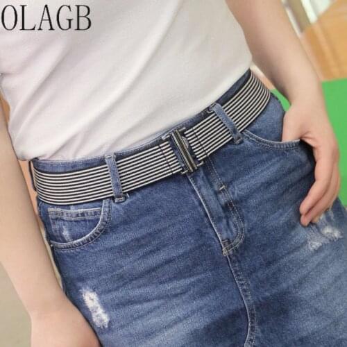 Men And Women With The Same Belt Slim Stretch Invisible Belt Simple Wild Hot Fashion Lazy Belt Elastic Band 249