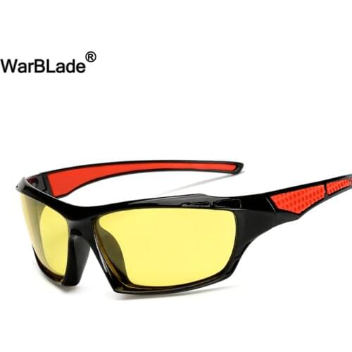 WarBLade Night Vision Glasses For Headlight Polarized Driving Sunglasses Yellow Lens UV400 Protection Night Eyewear For Driver