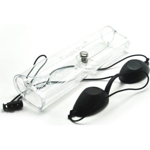 Black 190nm-2000nm IPL Protective Eyepatch Photorejuvenation Laser Beauty Safety Glasses Goggles