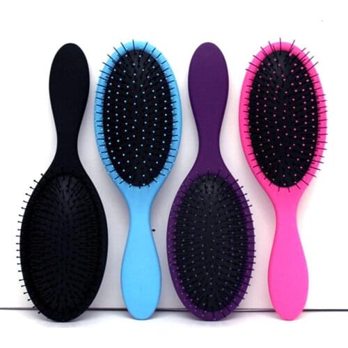Hair Comb Brush Salon New Detangling Kids Gentle Women men Combs Wet & Dry Bristles handle Knot Detangling Comb