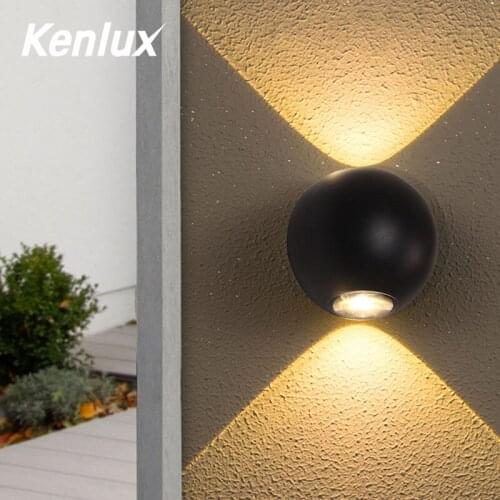 Indoor Lighting LED Wall Lamp IP65 Waterproof Outdoor Aluminum Wall Light Surface Mounted Cube LED Garden Porch Garden Lighting