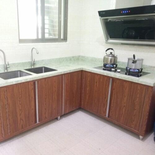 Beibehang Thick embossed wood grain stickers cabinet door table furniture renovation stickers Self-adhesive waterproof wallpaper