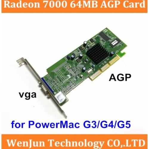 High Quality for Mac G3 G4 G5 Graphic Card NEW ATI Radeon 7000 AGP 32MB DVI VGA TV-Out Video Graphic Card