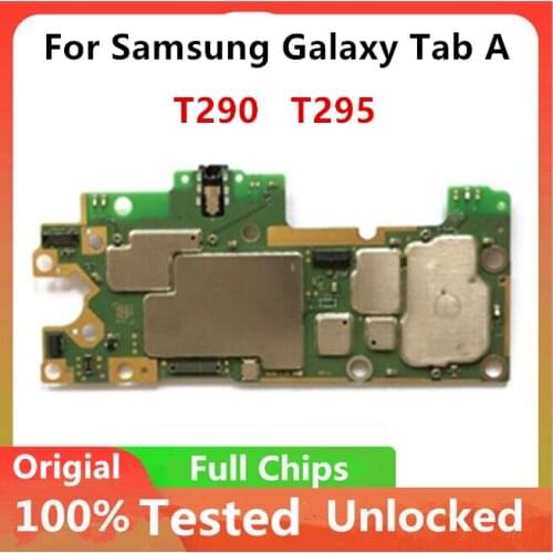 Factory Unlocked Motherboard For Samsung Galaxy Tab A T290 T295 Original 32GB Logicboard Mainboard Full Chips Android System