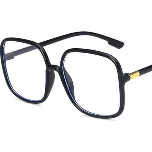 Square Frame Women Men Eyeglasses Anti-Blue Radiation Lens UV400 Eye Protection Girl Sexy Ladies Fashion Eyewear