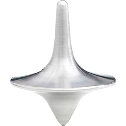 1PC Metal Gyro Silver Top Office Decompression Fridget Totem Movie Movie Toy Props Reality Dream W3J4