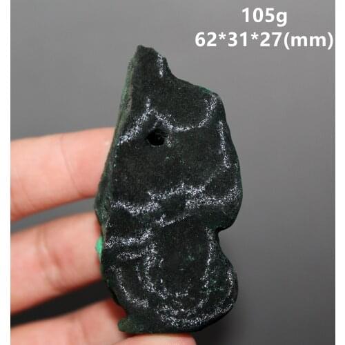 100% Natural velvet aperture malachite mineral specimen crystal Stones and crystals Healing crystal Free shipping from China