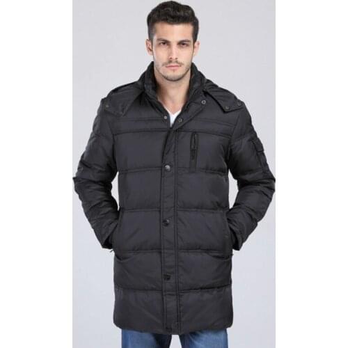2020 Mens Winter Jacket Duck Down Hooded Black Loose Thick Warm Down Coats Male High Quality Plus Size 10XL Long Overcoat New
