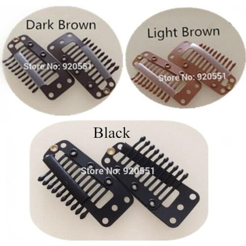 30pcs a Pack Stainless Steel Wig Clips for Hair Extension Tool Snap Clips