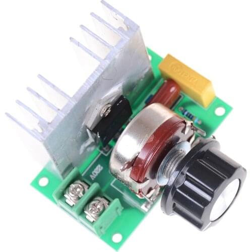 AC 220V 3800W SCR Voltage Regulator Dimming Dimmers Speed Controller Thermostat R02 Drop ship