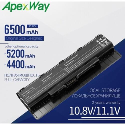 Apexway laptop battery for Asus N46VJ N46VM N46VZ N56 N56D N56DP N56DY N56J N56JK N56JN N56JR N56V N56VB N56VJ N56VM N56VV N56VZ