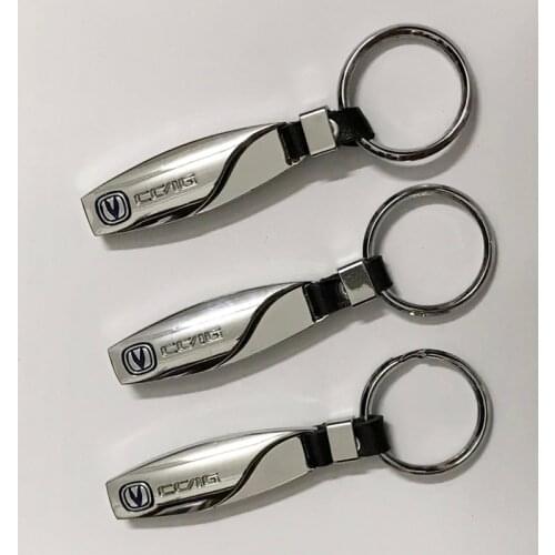 Car styling Accessories For Changan CS75 CS55 CS35 CS95 EADO Zinc alloy Keychain Creative key ring Auto Interior modeling