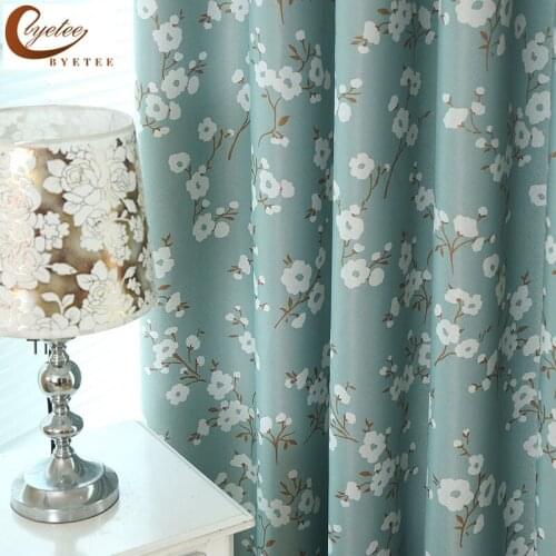 Byetee Silk Curtains For Windows