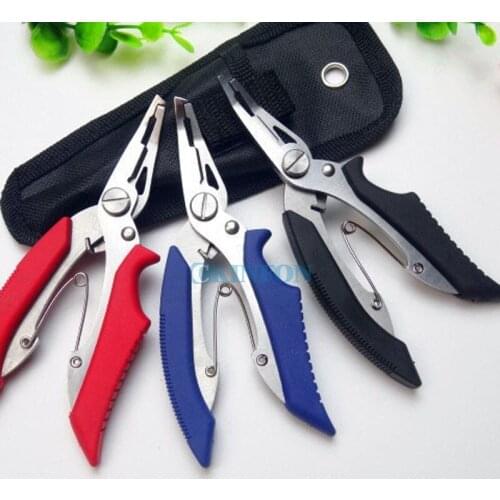 DHL 200PCS Fishing Stainless Plier Scissor Line Cutter Fishing Hook Lure Remove Tackle Tool