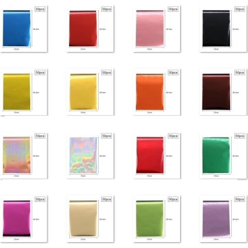 DIY A4 Size 50PCS Heat Transfer Foil Rose Gold Hot Stamping Foild Paper Toner Reactive By Laser Printer for Invitation Letters