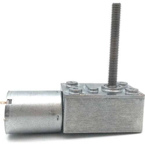 DC 6V 12V 24V Gear Reduction Motor 6-150RPM Turbo Worm Gear Motor High Torque Geared Motor Electric Reducer Motor