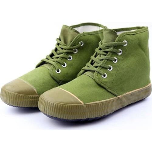 CHINESE ARMY PLA TYPE 65 LIBERATION HIGH SHOES CANVAS BOOTS