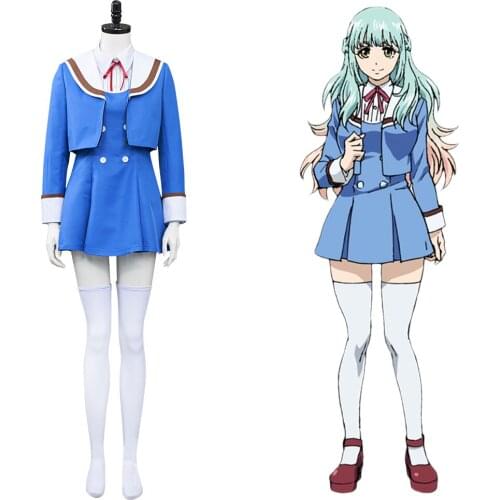 High Rise Invasion Cosplay Shinzaki Kuon Cosplay Costume Uniform Outfits Halloween Carnival Suit