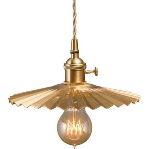 Loft Style Industrial Vintage Pendant Light LED Edison Copper Hanging Lamp Indoor Lighting Home Decor Retro Droplight Luminaire