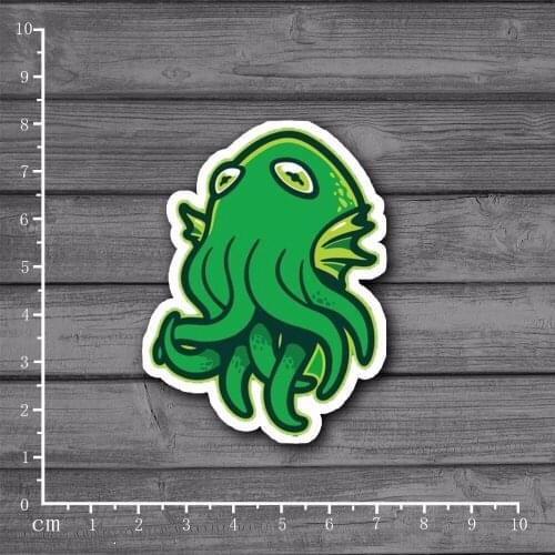 Cute flying Octopus Stationery Graffiti Sticker Decor For Ablum Scrapbookin Laptop Notebook Sticker New School Supplies[Single]