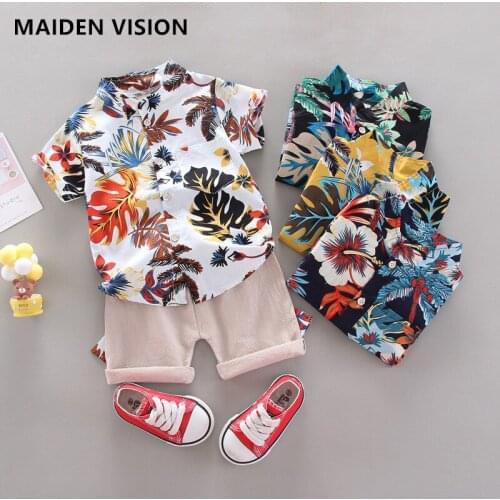 New Summer infant Boy cotton T-shirt Set Tracksuit Little Boy printing Short Sleeve Jeans shorts Party gentleman kids suit