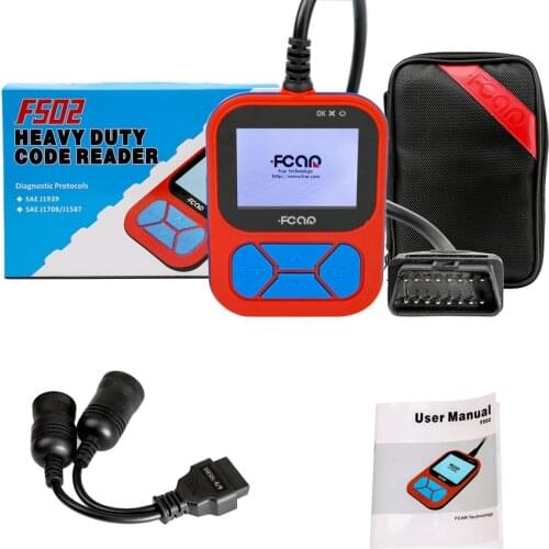 FCAR F502 Heavy Duty HD Trucks Code Reader for J1939 and J1708 Truck Scanner