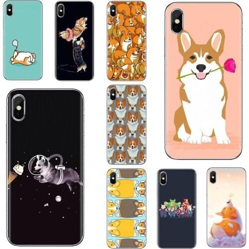Corgi Welsh Corgi dog puppy Collage For Xiaomi Mi A1 A2 A3 5X 6X 8 9 9T 10 10T 11 Lite SE Pro Silicone Cover Bag