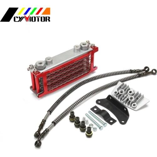 Oil Prevent Overheating Cooling Cooler Radiator For Loncin Zongshen Lifan Shineray Yinxiang 50 70 90 110CC Horizontal Engines