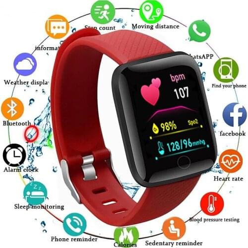 D13 Smart Watch Women Waterproof Sport Watch Monitor Fitness Tracker Men Blood Pressure Bluetooth Smart Bracelet for Android Ios