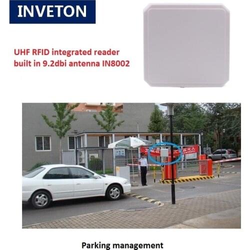 Parking Lot Control UHF RFID Integrated Reader Antenna Wiegand/POE for Boom Controller Solution