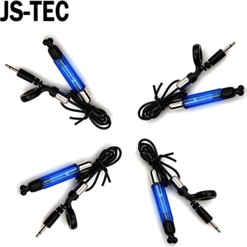 4Pcs/lot Fishing Bite Alarm Hanger Swinger LED Illuminated Indicator Bite Alarm Durable Fish Tools Accessories A526