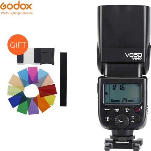 Godox V850 Speedlite Li-ion Manual Flash Fast Recyling Charge 1/8000s For Nikon D3100 D90 for Canon 60D 600D DSLR CAMERA