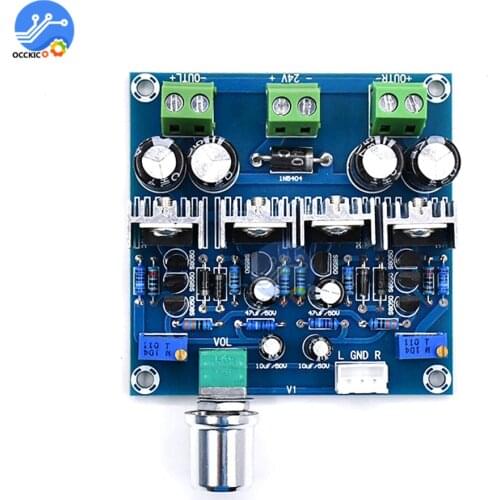 XH-A851Class A power amplifier board module Low power 15W+15W DC24V amplifier for speakers diy kit volume control sub board