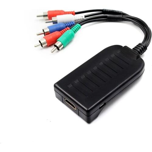 Ypbpr component to HDMI converter HDTV video audio converter adapter with Audio Video cable