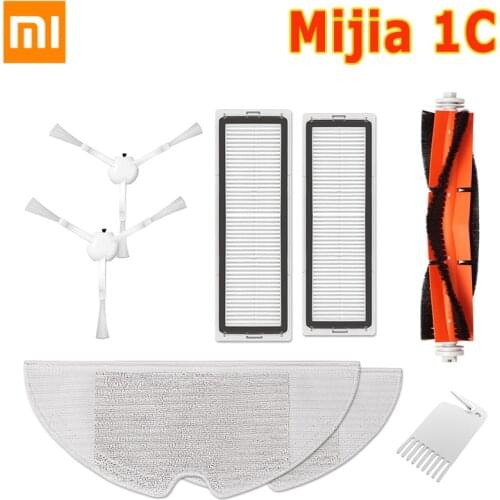 Main Brush Side Brush Filters for Xiaomi Mijia 1C STYTJ01ZHM Robot Vacuum cleaner parts Accessories